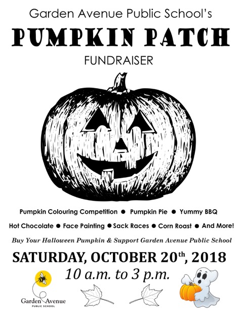 Pumpkin Patch Fundraiser poster