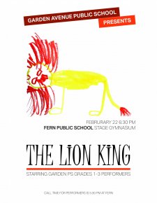 Lion King poster by Beatrix
