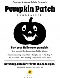 Garden's Pumpkin Patch Fundraiser Poster