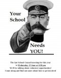 Your School Council Needs You - Poster