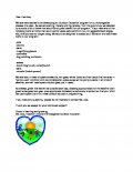 School Letter - Outdoor Education Request