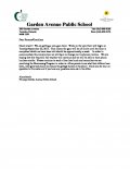 School Letter - New Gym Floor School Letter - New Gym Floor